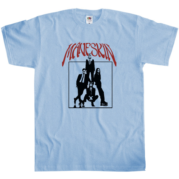 Maneskin - Men's T-Shirt Fruit of the loom - Манескин - Mfest
