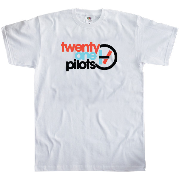 Twenty one Pilots - Men's T-Shirt Fruit of the loom - One Pilots Logo - Mfest