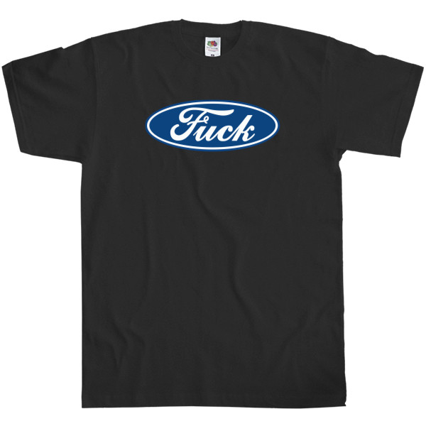 Ford - Men's T-Shirt Fruit of the loom - Ford - fuck - Mfest
