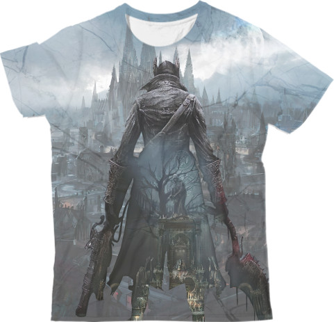 Bloodborne - Man's T-shirt 3D - Bloodborn 5 - Mfest