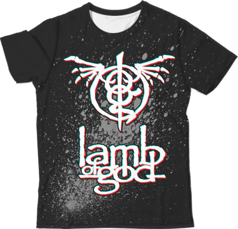 Lamb of God - Man's T-shirt 3D - Lamb of God 2 - Mfest