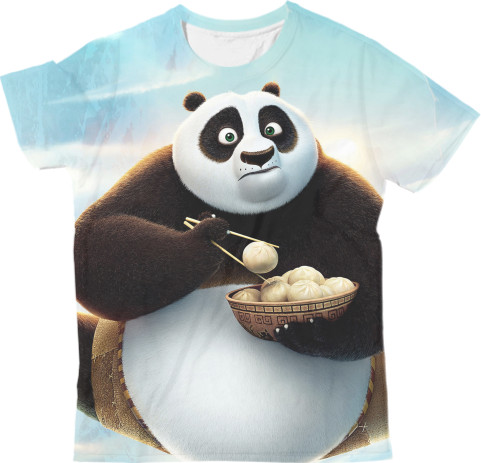 Кунг-фу панда - Man's T-shirt 3D - Кунг-фу панда (4) - Mfest