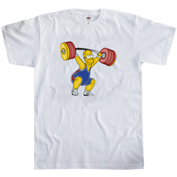 Homer со штангой