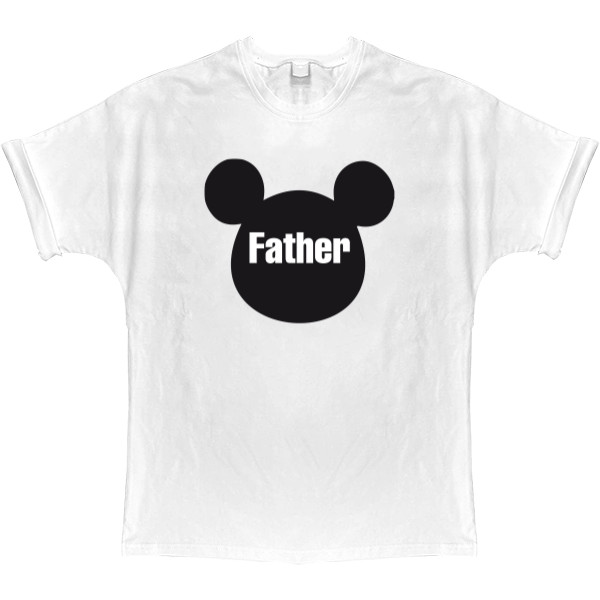 Family look - Футболка Оверсайз - Family Mickey Father - Mfest