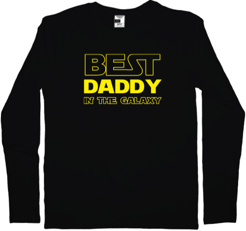 Family look - Men's Longsleeve Shirt - Best in the galaxy - Mfest