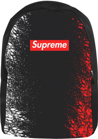 Supreme - Рюкзак 3D - Supreme (Red and white paint) - Mfest