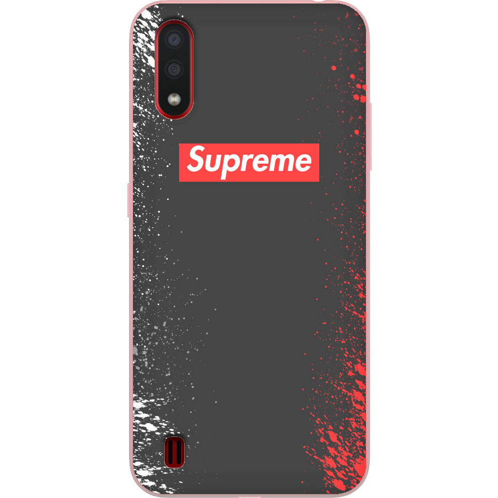 Supreme - Чехол Samsung - Supreme (Red and white paint) - Mfest