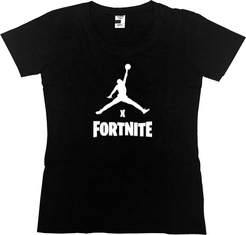 Fortnite - Women's Premium T-Shirt - Jordan x Fortnite (2) - Mfest