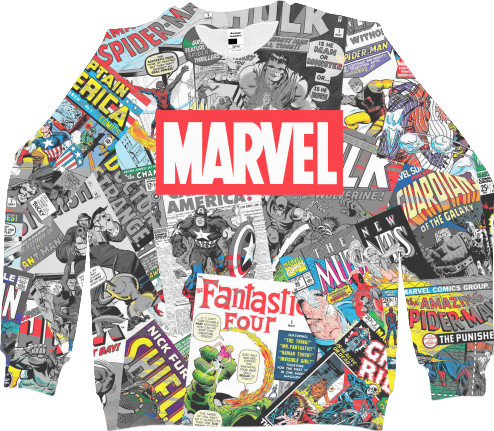 Marvel comics - Women's Sweatshirt 3D - MARVEL [5] - Mfest