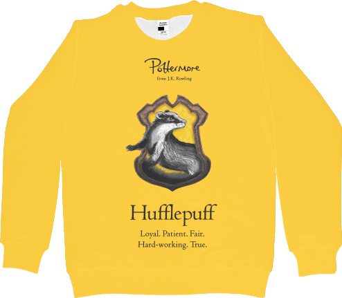 Harry Potter - Світшот 3D Дитячий - Hufflepuff - Mfest