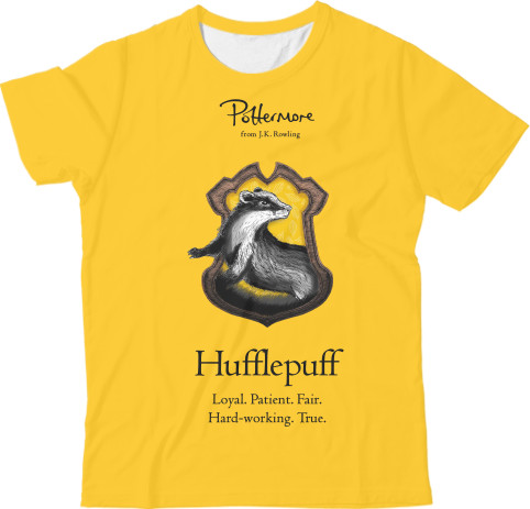 Harry Potter - Футболка 3D Дитяча - Hufflepuff - Mfest