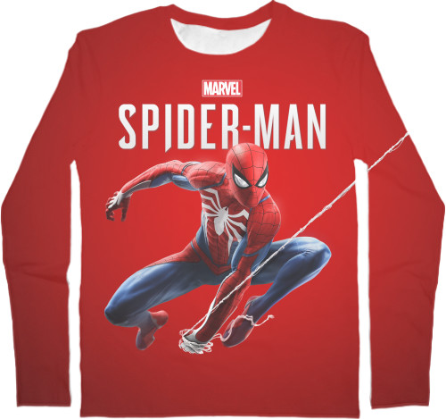 Spider Man - Men's Longsleeve Shirt 3D - Человек паук (Spider-man) - Mfest