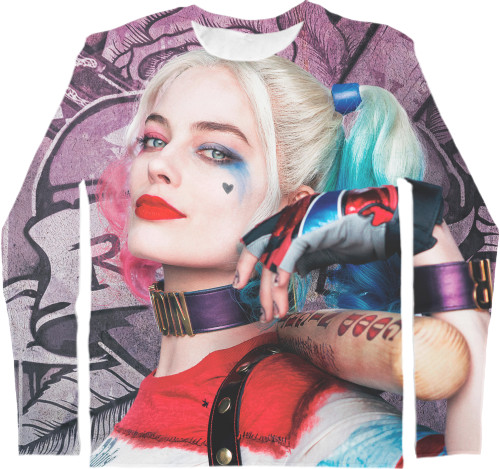 Отряд самоубийц - Kids' Longsleeve Shirt 3D - Харли Квинн (Harley Quinn) - Mfest
