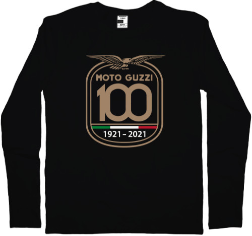 Мото - Men's Longsleeve Shirt - Anniversary 100th Moto Guzzi - Mfest