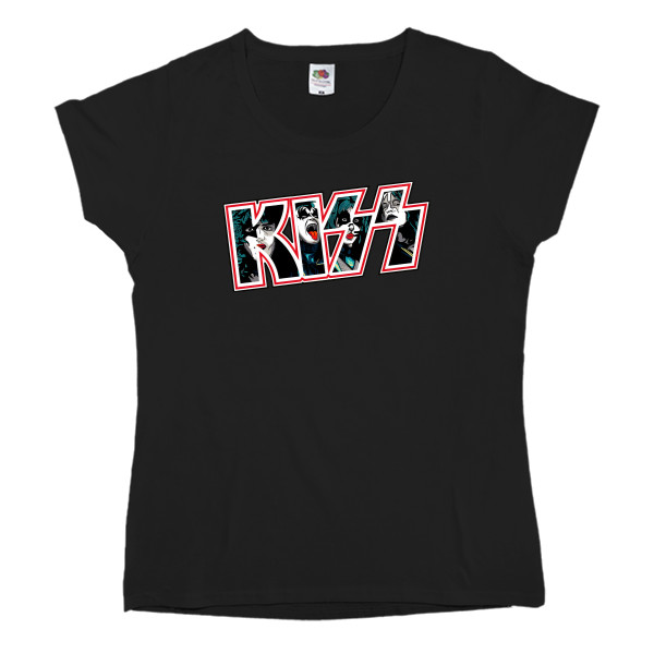 KISS - Women's T-shirt Fruit of the loom - KISS 9 - Mfest