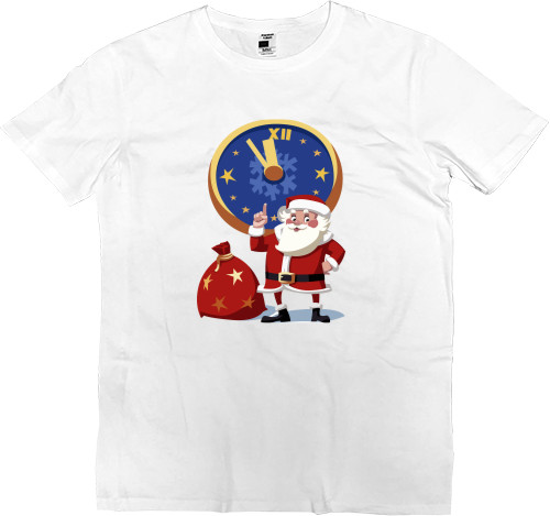 НОВЫЙ ГОД - Kids' Premium T-Shirt - Happy Santa Claus - Mfest
