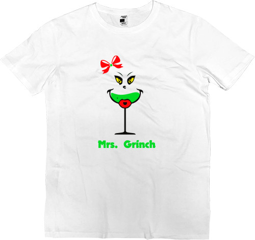 НОВЫЙ ГОД - Men’s Premium T-Shirt - Mrs. Grinch - Mfest