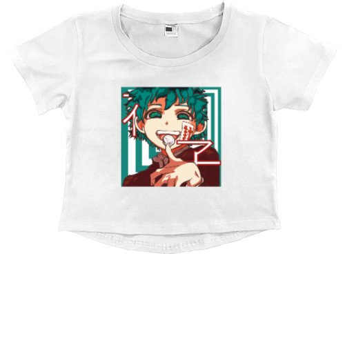 Туалетный мальчик Ханако-кун - Kids' Premium Cropped T-Shirt - Hanako - Mfest