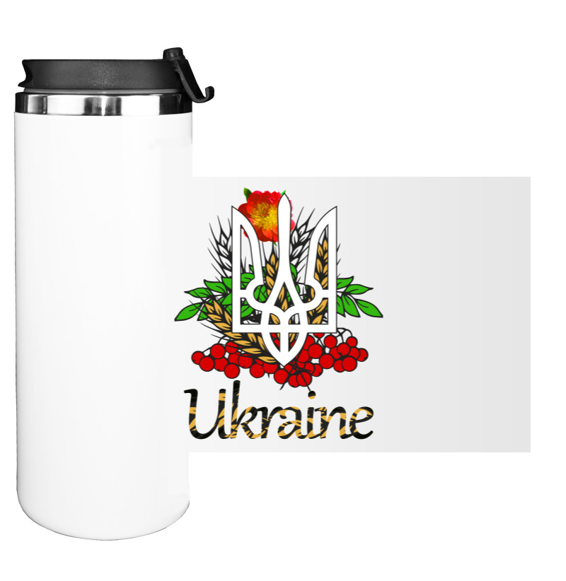 Герб украины с калиной