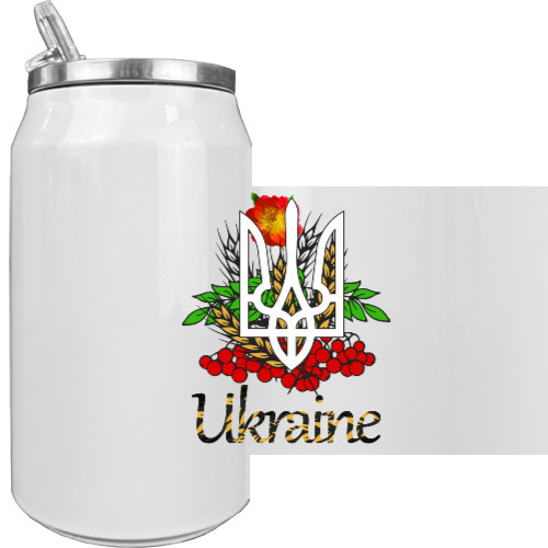 Я УКРАИНЕЦ - Aluminum Can - Герб украины с калиной - Mfest
