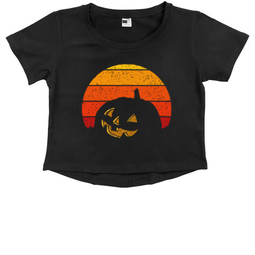 Halloween - Кроп - топ Преміум Дитячий - Хэллоуин - Mfest
