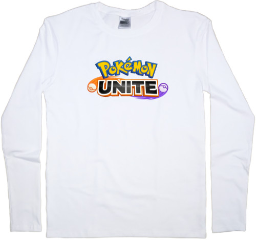 Pokemon Go - Футболка з Довгим Рукавом Чоловіча - Pokemon Unite Logo - Mfest