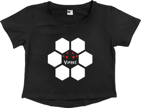 Arma - Women's Cropped Premium T-Shirt - CSAT VIPERS 2 - Mfest
