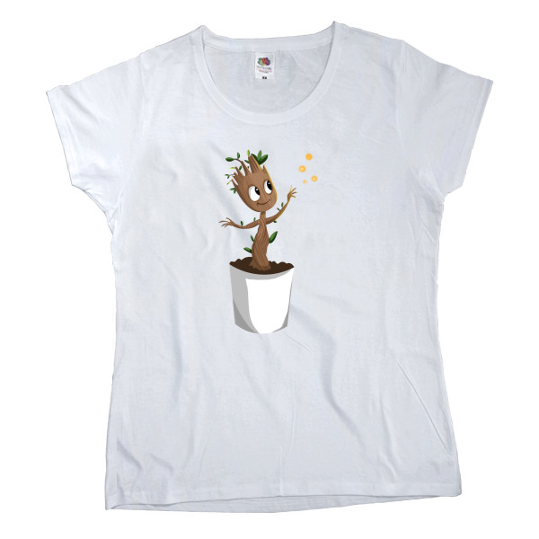 Guardians of the Galaxy - Women's T-shirt Fruit of the loom - Baby Groot - Mfest