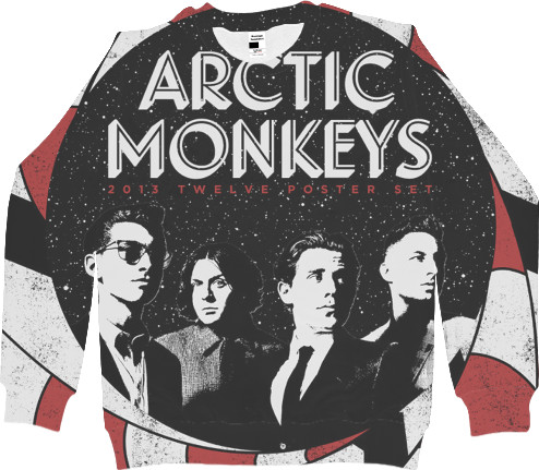 Arctic monkeys - Свитшот 3D Мужской - Arctic monkeys 1 - Mfest