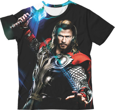 Thor - Kids' T-Shirt 3D - thor-2 - Mfest