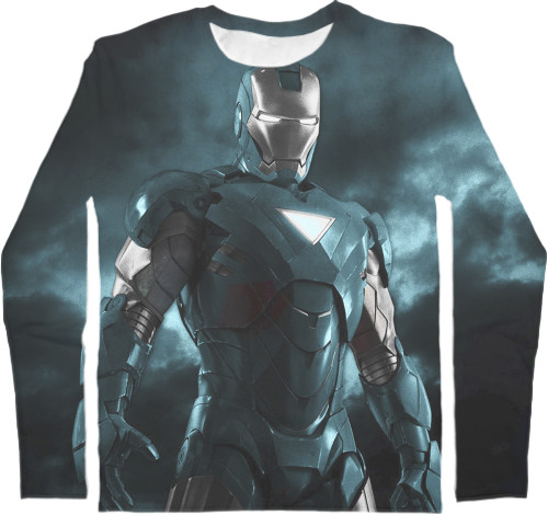 Iron Man - Kids' Longsleeve Shirt 3D - Iron-Man-9 - Mfest