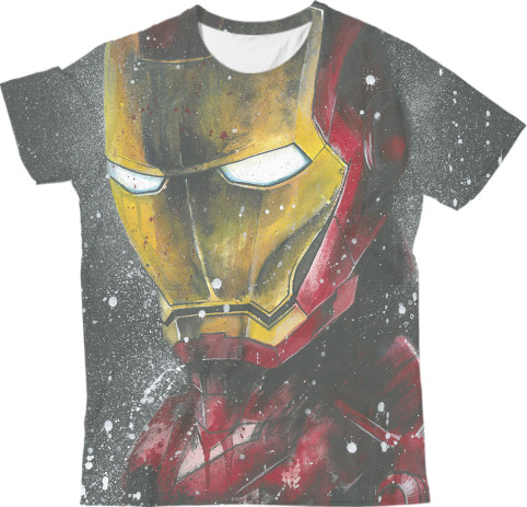 Iron Man - Kids' T-Shirt 3D - Iron-Man-2 - Mfest