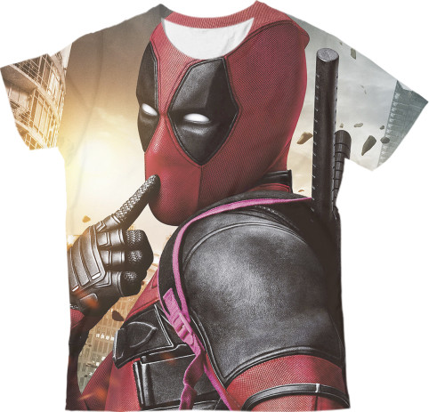 Deadpool - Kids' T-Shirt 3D - DeadPool-3 - Mfest