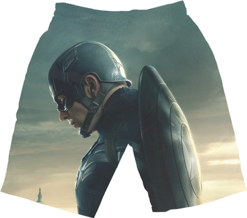Captain America - Шорти 3D Чоловічі - Captain-America-9 - Mfest