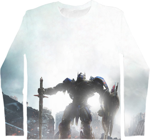 Transformers - Kids' Longsleeve Shirt 3D - Transformers-The-Last-Knight-5 - Mfest