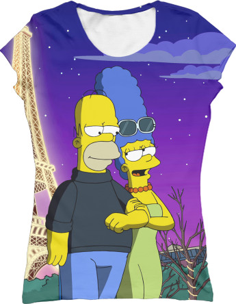 Simpson - Футболка 3D Жіноча - Simpsons-11 - Mfest