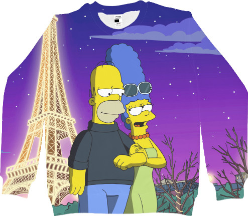 Simpson - Світшот 3D Чоловічий - Simpsons-11 - Mfest