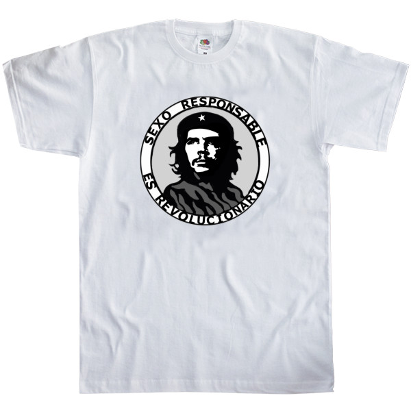 Che Guevara - Футболка Класика Чоловіча Fruit of the loom - Che Guevara revolution 5 - Mfest