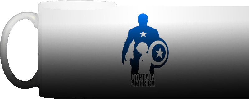 Captain America - Чашка Хамелеон - Captain America 5 - Mfest