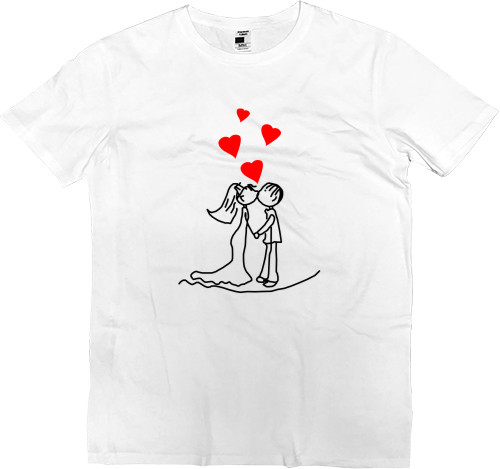 Свадьба - Men’s Premium T-Shirt - Любовь - Mfest