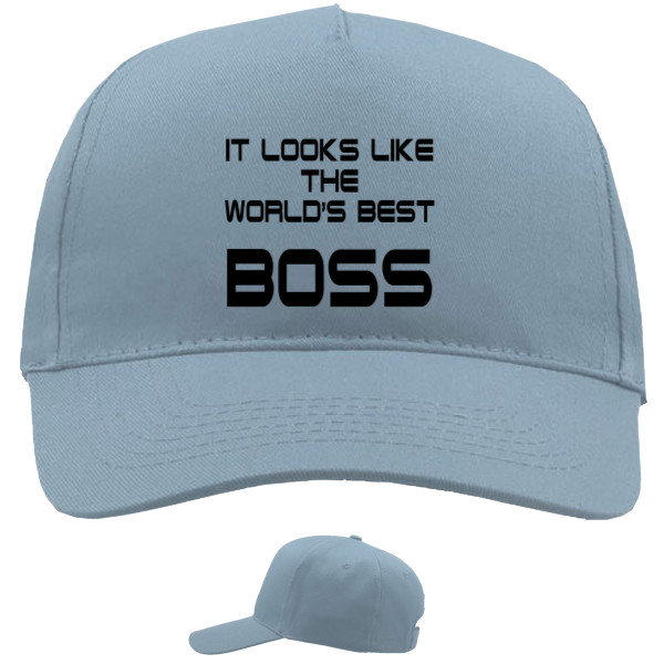Начальник / Шеф - Кепка 5-панельна - World best boss - Mfest