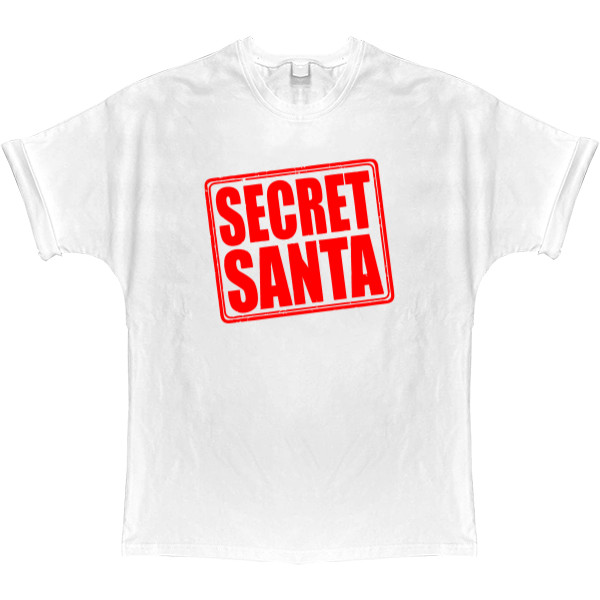 НОВЫЙ ГОД - T-shirt Oversize - Secret Santa - Mfest