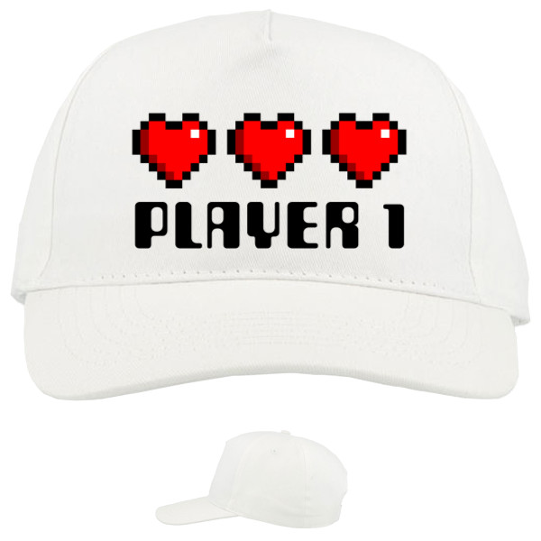 Парні - Кепка 5-панельна - Gamer Love Player 1 - Mfest