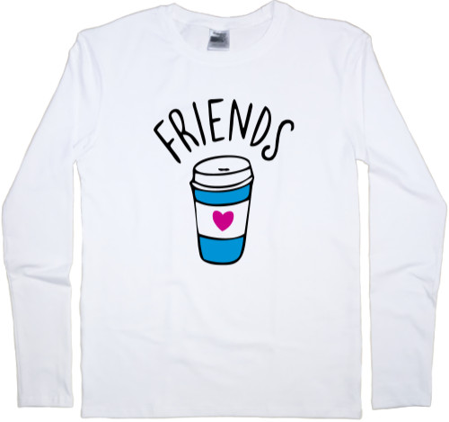 Парные - Kids' Longsleeve Shirt - Best - Friends 2 - Mfest