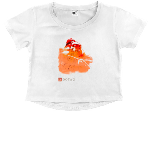 Dota - Kids' Premium Cropped T-Shirt - Axe 2 - Mfest