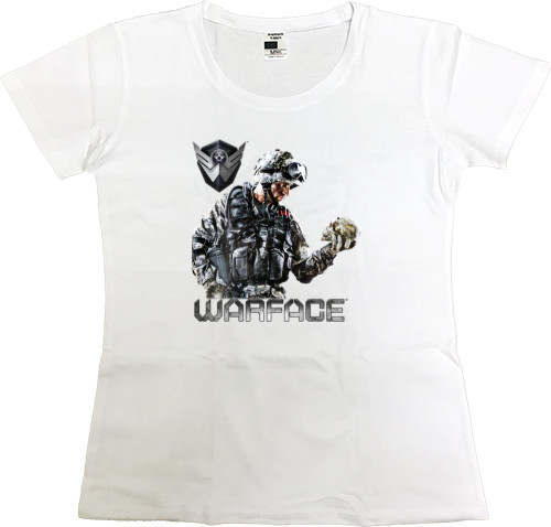 Warface - Футболка Преміум Жіноча - Warface 3 - Mfest