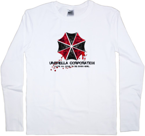 Umbrella Corporation - Футболка з Довгим Рукавом Чоловіча - Umbrella corporation 2 - Mfest