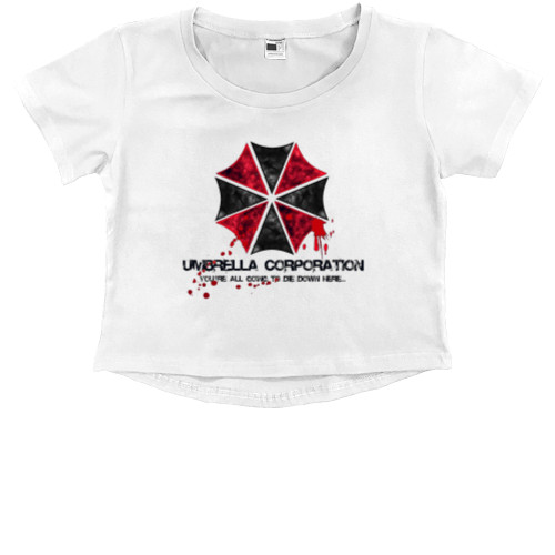 Umbrella Corporation - Кроп - топ Премиум Детский - Umbrella corporation 2 - Mfest