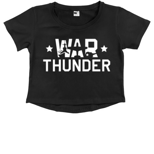 War Thunder - Kids' Premium Cropped T-Shirt - War Thunder 1 - Mfest
