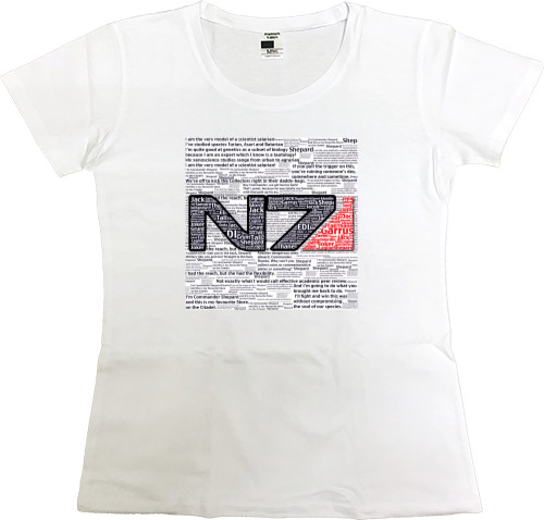 Mass Effect - Women's Premium T-Shirt - N7 2 - Mfest